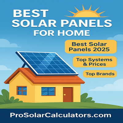 Best Solar Panels for Home