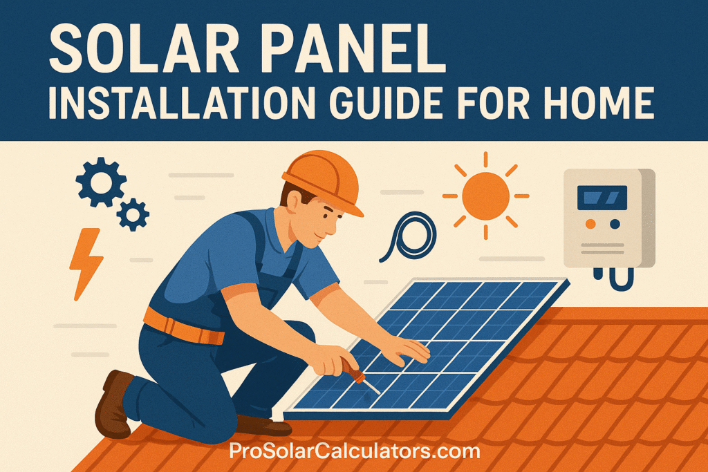 Solar Installation for Home