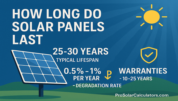 How Do Solar Panel Last