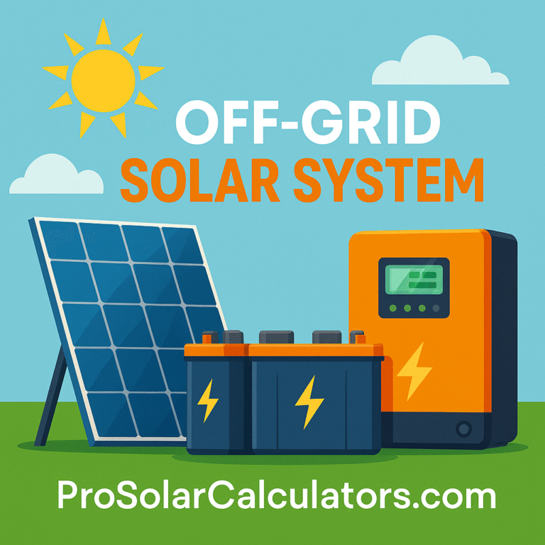 Off-Grid Solar System