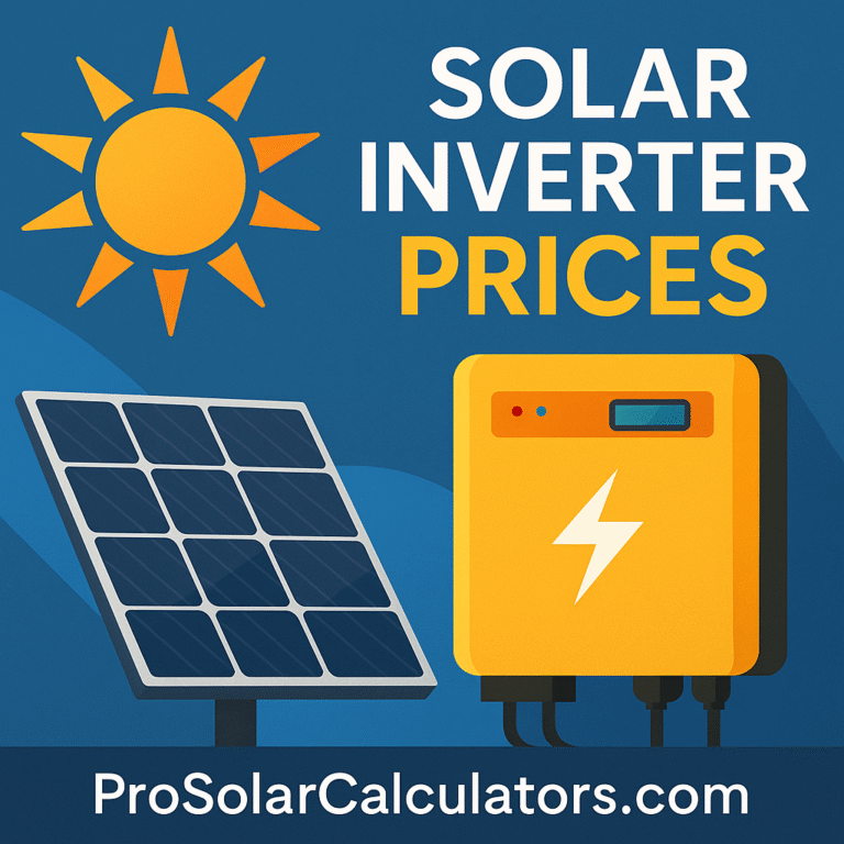 Solar Inverter Prices