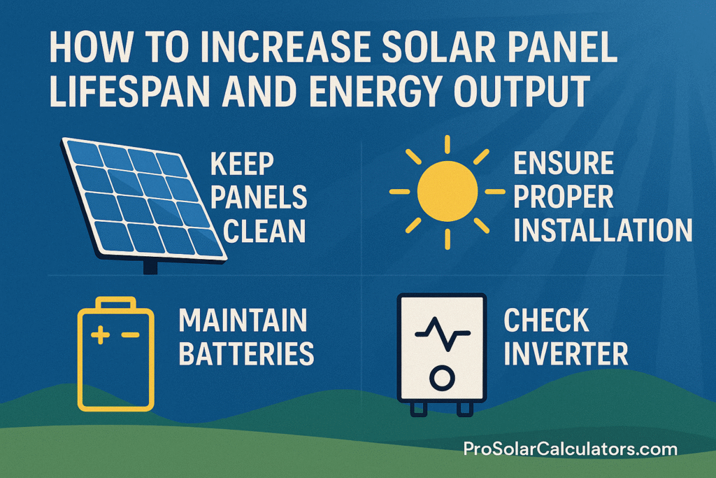 Solar Panel Lifespan Tips