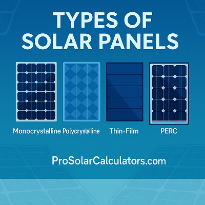 Types Of Solar Panels