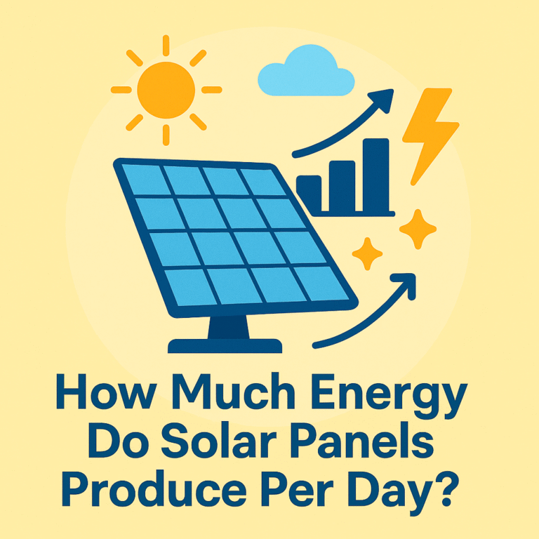 How Much Energy Do Solar Panels Produce Per Day?