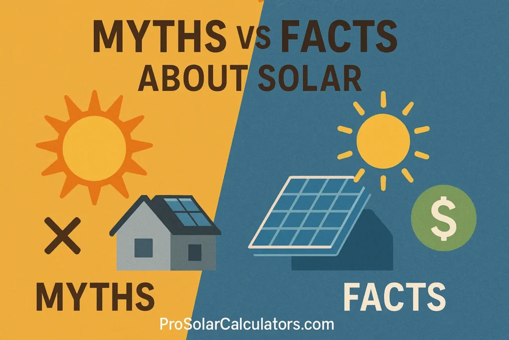 Solar Myths and Facts Debunked